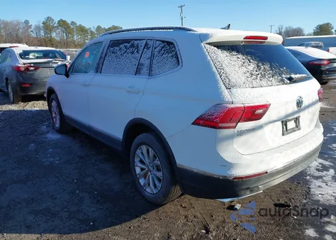 2018 Volkswagen Tiguan 2.0T Se/2.0T Sel from USA, damaged, VIN 3VV2B7AXXJM120444